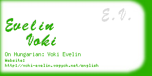 evelin voki business card